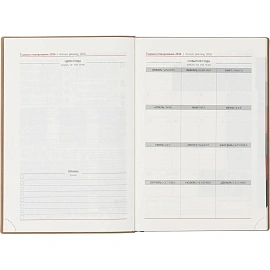 Ежедневник датированный 2026 ESCALADA А5 (146x211мм), 176л, бежевый 70270