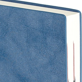 Ежедневник датированный 2026 год Escalada искусственная кожа А5 176 листов голубой, 70271