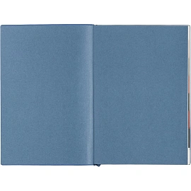 Ежедневник датированный 2026 год Escalada искусственная кожа А5 176 листов голубой, 70271