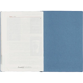 Ежедневник датированный 2026 год Escalada искусственная кожа А5 176 листов голубой, 70271