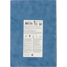 Ежедневник датированный 2026 год Escalada искусственная кожа А5 176 листов голубой, 70271