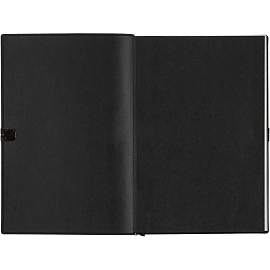 Ежедневник датированный 2026 год Escalada искусственная кожа А5 176 листов чёрный (чёрный обрез), 70273