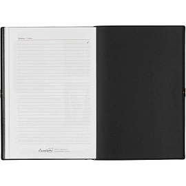 Ежедневник датированный 2026 год Escalada искусственная кожа А5 176 листов чёрный (чёрный обрез), 70273