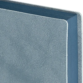 Ежедневник датированный 2026 год Escalada искусственная кожа А5 176 листов голубой с фиксирующей резинкой (голубой обрез), 70277