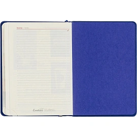 Ежедневник датированный 2026 год Escalada искусственная кожа А6+ 176 листов синий, 70292
