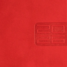 Ежедневник датированный 2026 ESCALADA А6+ (126x174мм), 176л, красный 70293