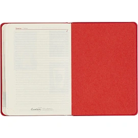 Ежедневник датированный 2026 ESCALADA А6+ (126x174мм), 176л, красный 70293