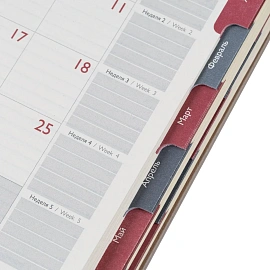 Ежедневник датированный 2026 ESCALADA А6+ (126x174мм), 176л, бежевый 70294