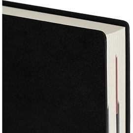 Ежедневник датированный 2026 год Escalada искусственная кожа А6+ 176 листов чёрный, 70297