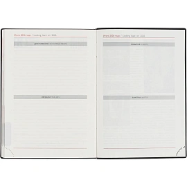 Ежедневник датированный 2026 год Escalada искусственная кожа А6+ 176 листов чёрный, 70297