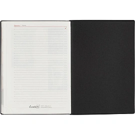 Ежедневник датированный 2026 год Escalada искусственная кожа А6+ 176 листов чёрный, 70297