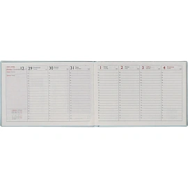 Еженедельник датированный 2026 год Escalada искусственная кожа 181х127 мм 64 листа мятный, 70345