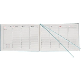 Еженедельник датированный 2026 год Escalada искусственная кожа 181х127 мм 64 листа мятный, 70345