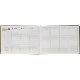 Еженедельник датированный 2026 год Escalada искусственная кожа 181х127 мм 64 листа, 70346