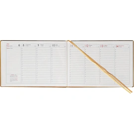 Еженедельник датированный 2026 год Escalada искусственная кожа 181х127 мм 64 листа, 70346