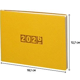 Еженедельник датированный 2026 год Escalada искусственная кожа 181х127 мм 64 листа, 70346