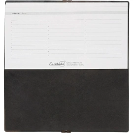 Еженедельник датированный 2026 ESCALADA 175х95мм, 64л, черный 70392