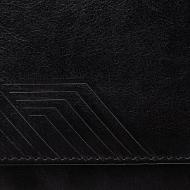 Планинг датированный 2026 год Escalada искусственная кожа 310x130 мм 64 листа черный (чёрный обрез), 70321