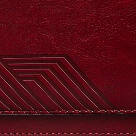 Планинг датированный 2026 год Escalada искусственная кожа 310x130 мм 64 листа бордовый, 70323