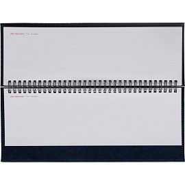 Планинг датированный 2026 год Escalada искусственная кожа 310x130 мм 64 листа синий (синий обрез), 70324