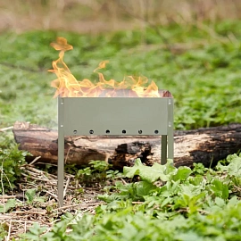 Мангал сборный Сокол 350х250х350 мм (62-0003) фото Мангал сборный Сокол 350х250х350 мм (62-0003)