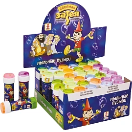 Мыльные пузыри Веселая Затея Пиноккио 60 мл фото Мыльные пузыри Веселая Затея Пиноккио 60 мл