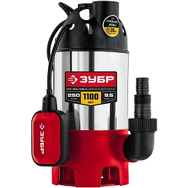 Насос дренажный для грязной воды Зубр НПГ-М3-1100-С