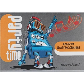 Альбом для рисования Profit Удивительные роботы А4 40 листов