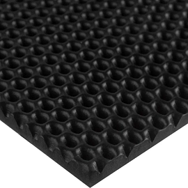 Коврик входной (придверный) ячеистый (соты) грязезащитный 68x120 см чёрный