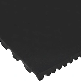 Коврик входной (придверный) ячеистый (ромб) грязезащитный 68x83 см чёрный