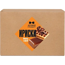 Ирис Деловой стандарт Шоколад с вафлей 300 г (15 штук в упаковке) фото Ирис Деловой стандарт Шоколад с вафлей 300 г (15 штук в упаковке)