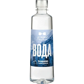 Вода минеральная Деловой Стандарт природная столовая негаз., 0,45 л., ПЭТ