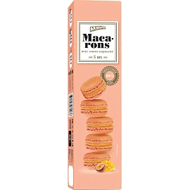 Пирожное Акульчев Макарон миндальное со вкусом манго-маракуйи 60 г