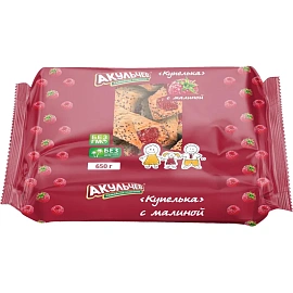 Печенье Акульчев Купелька с малиной 650 г