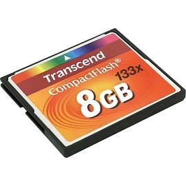 Карта памяти Compact flash CF Transcend 8GB 133X Ultra Speed, TS8GCF133