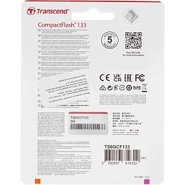 Карта памяти Compact flash CF Transcend 8GB 133X Ultra Speed, TS8GCF133