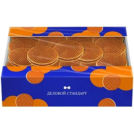 Вафли голландские Деловой Стандарт с клубничной начинкой 770 г