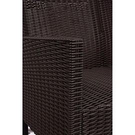 Кресло TDT коричневое (пластик)