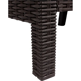 Кресло TDT коричневое (пластик)