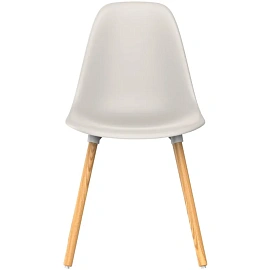 Стул обеденный Brava светло-бежевый (пластик, массив дерева)