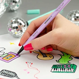 Фломастеры Kores K-beats 26 цветов с вентилируемыми колпачками