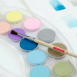 Краски акварельные Kores Akuarellos mini 12 цветов