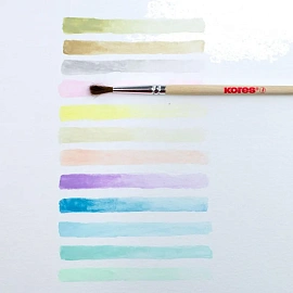 Краски акварельные Kores Akuarellos mini 12 цветов