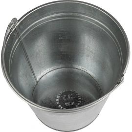 Ведро 15 л оцинкованная сталь (для пищевых продуктов)