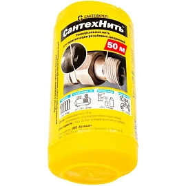 Нить для герметизации резьбы Сантехкреп СантехНить 50 м (СТН50)