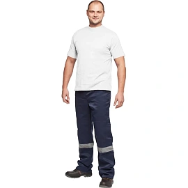 Футболка белая короткий рукав 100% хлопок (размер 68-70 (ХХХХXL))