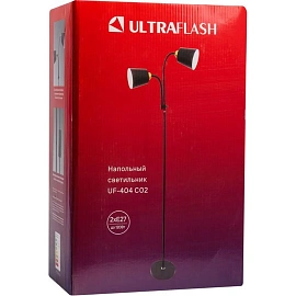 Светильник Ultraflash UF-404 C02 черн  (напольн, торшер, цоколь Е27)