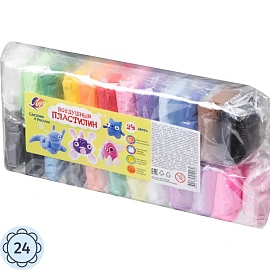 Пластилин легкий Луч 24 цвета 240 грамм