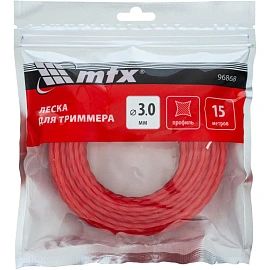 Леска (корд) для триммера MTX квадратная витая 3 мм х 15 м (96868)