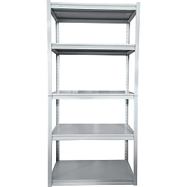 Стеллаж металический серый 5 полок 900х400х1830 мм